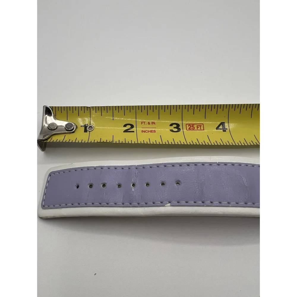 Activa Analog Woman’s Watch Purple Dial Leather Sliver Tone Casual Wristband